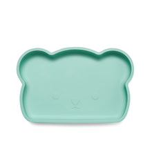 Load image into Gallery viewer, Bear Silicone Suction Plate 2.0 . Mint Green