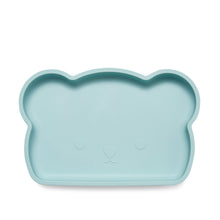 Load image into Gallery viewer, Bear Silicone Suction Plate 2.0 . Mist Blue