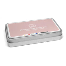 Load image into Gallery viewer, Mini Coloured Pencil Box . Pale Blush