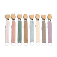 Load image into Gallery viewer, Cubbie Pacifier Strap . Pale Pink