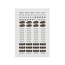 Load image into Gallery viewer, [PREORDER 03-07 SEP] Stickoo Personalized Name Labels . BraveyPop
