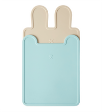 Load image into Gallery viewer, BearBun Mini DuoMats . Dusty Blue / Oatmeal
