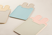 Load image into Gallery viewer, BearBun Mini DuoMats . Dusty Blue / Oatmeal
