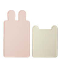 Load image into Gallery viewer, BearBun Mini DuoMats . Sandy / Rose Smoke
