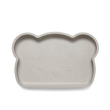 Load image into Gallery viewer, Bear Silicone Suction Plate 2.0 . Sand Gray
