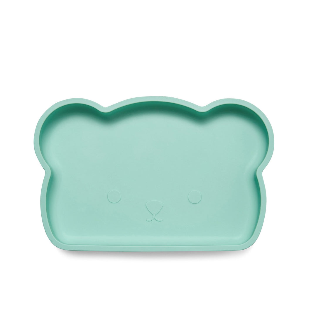 Bear Silicone Suction Plate 2.0 . Mint Green