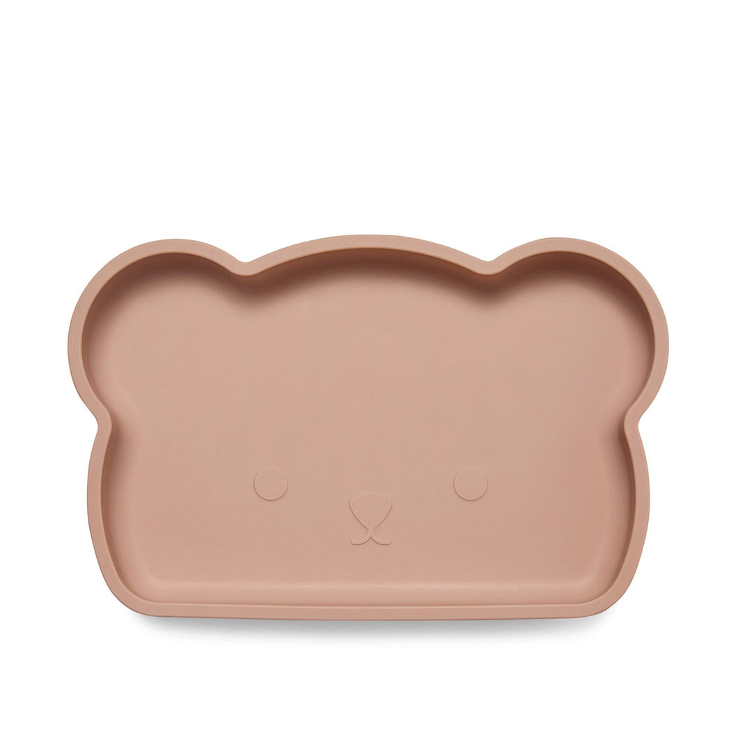 Bear Silicone Suction Plate 2.0 . Blush Pink