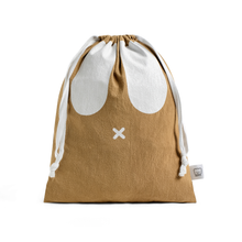 Load image into Gallery viewer, BunnyEar Drawstring Storage Bag . Ginger
