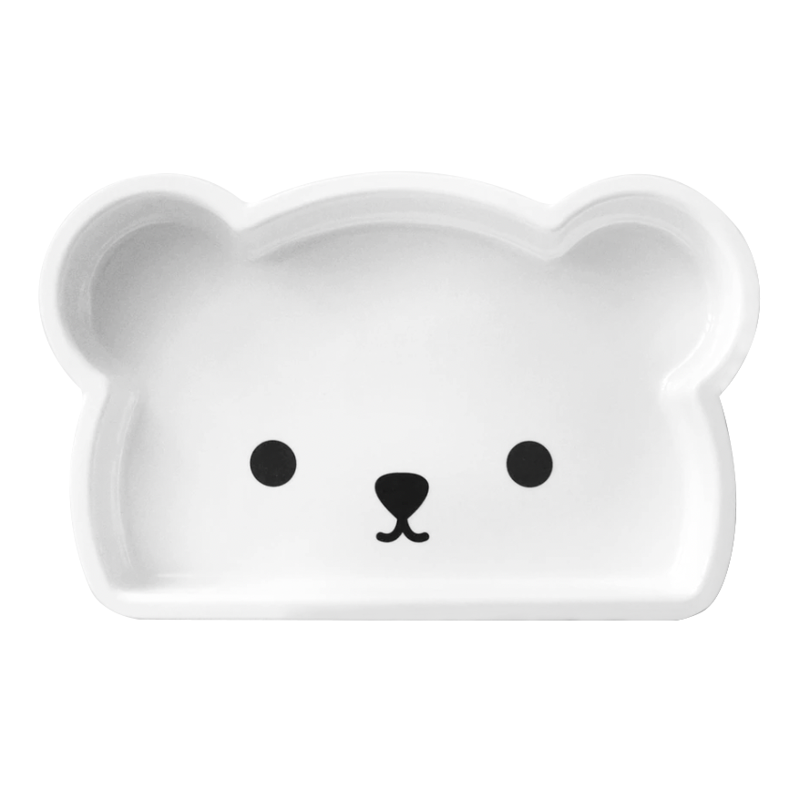 Petite Bear/Hoppi . Deep Plate White【SAMPLE UNIT】