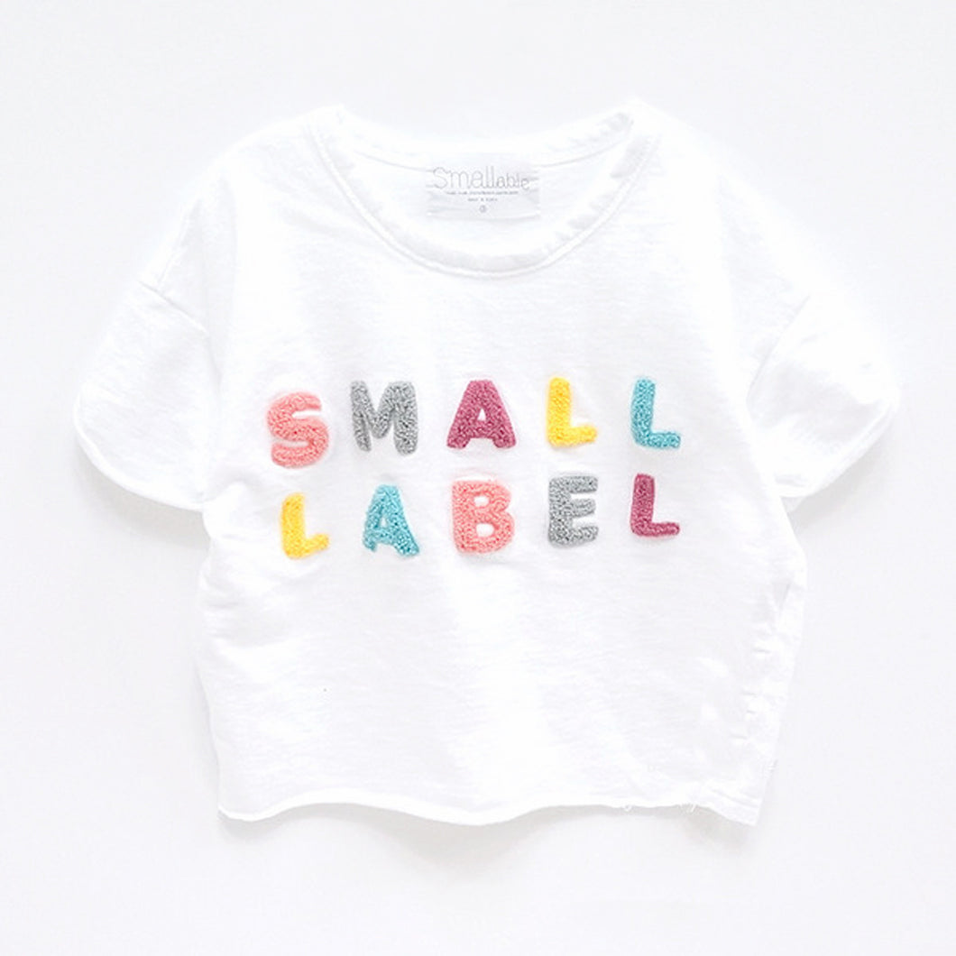 Small Label Tee White